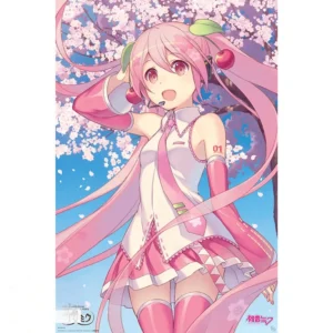 GB eye Hatsune Miku Cherry Blossom 61 x 91.5cm Maxi Poster
